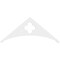 Ekena Millwork Pitch Turner Architectural Grade PVC Gable Pediment, 36"W x 15"H x 1"P (10/12) GPP036X015X100TUR - alternate 2